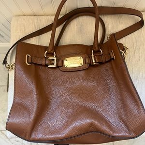 Vintage satchel saddle brown Michael Kors